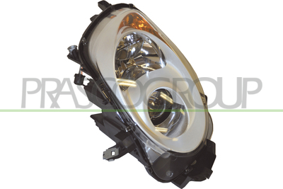 OPTICA IZQUIERDA H7+H7 ELECTRICA-CON MOTOR-CROMADO