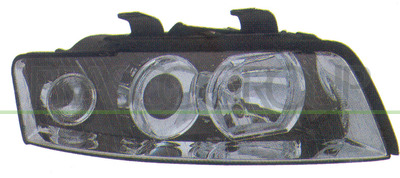 OPTICA DERECHA XENON D1S+H7 ELECTRICA-SIN MOTOR MOD. 12/2002 >