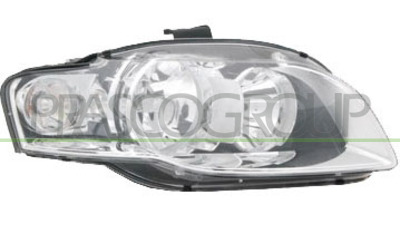 OPTICA DERECHA H7+H7 ELECTRICA-CON MOTOR-SILVER-PILOTO BLANCO