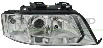 OPTICA DERECHA H1+H7 MANUAL/ELECTRICA-SIN MOTOR MOD. > 08/99