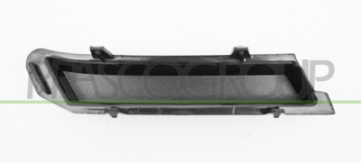 CUBIERTA MOLDURA IZQUIERDA PARACHOQUES DELANTERO-NEGRA MOD. S-LINE
