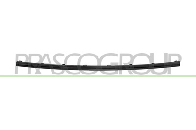 MOLDURA CENTRAL PARACHOQUES TRASERO-NEGRA/BRILLANTE