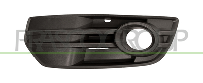 REJILLA IZQUIERDA PARACHOQUES-GRANULADA-NEGRA CON AGUJERO ANTINIEBLA