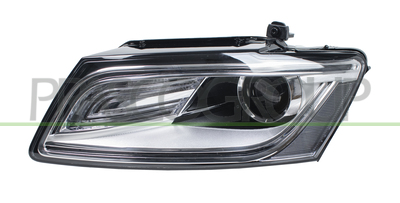 OPTICA IZUQIERDA XENON D3S+H7 ELECTRICA-CON MOTOR-CON LUZ-LED-CROMADA
