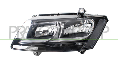 OPTICA IZQUIERDA H7+H7 ELECTRICA-CON MOTOR-NEGRO