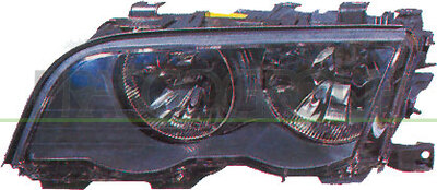 OPTICA IZQUIERDA H7+H7 ELECTRICA-CON MOTOR-NEGRO