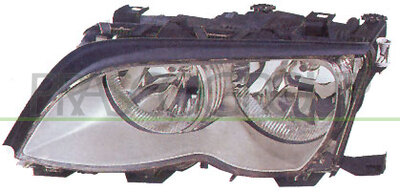 OPTICA IZQUIERDA H7+H7 ELECTRICA-CON MOTOR-SILVER