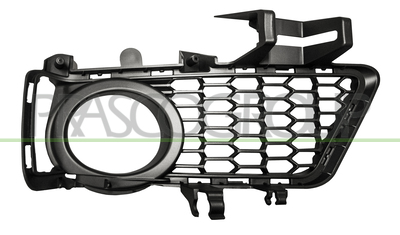 REJILLA IZQUIERDA PARACHOQUES-NEGRA-CON AGUJEROS ANTINIEBLA MOD. M-TECH 02/2015>