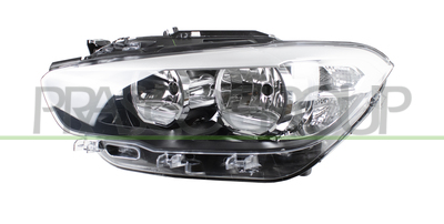 OPTICA IZQUIERDA H7+H7 ELECTRICA-CON MOTOR-LED-NEGRA
