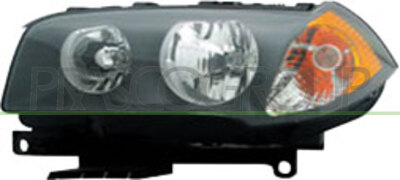 OPTICA IZQUIERDA H7+H7+H7 ELECTRICA-CON MOTOR - PILOTO AMBAR