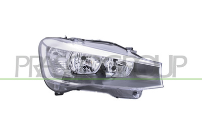 OPTICA DERECHA H7+H7 ELECTRICA-CON MOTOR-NEGRA
