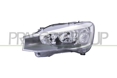 OPTICA IZQUIERDA H7+H7 ELECTRICA-CON MOTOR-NEGRO