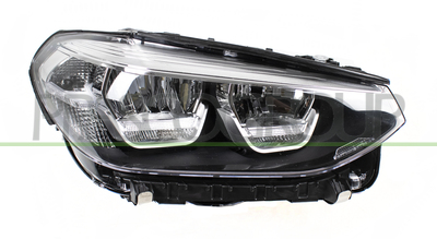 OPTICA DERECHA H7 ELECTRICA-CON MOTOR-CON LUZ DIURNA-LED