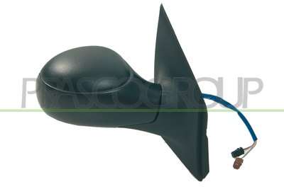 Esp.d.elec.negro-termico-con sonda-convexo/cromado 6h5p+6h2p