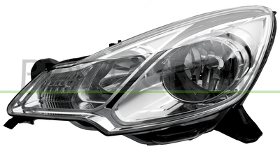 OPTICA IZQUIERDA H1+H7 ELECTRICA-CON MOTOR NEGRA
