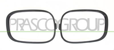 KIT MARCO FARO ANTINIEBLA NEGRO LISO PARA IMPRIMAR (DERECHA+IZQUIERDA)