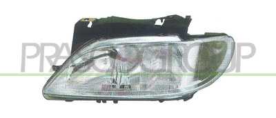 Optica derecha h7+h7 electrica-sin motor
