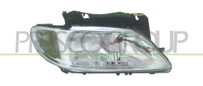 OPTICA IZQUIERDA H7+H7 ELECTRICA-SIN MOTOR
