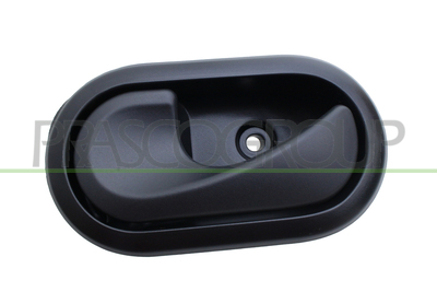 MANECILLA INTERIOR DELANTERA/TRASERA IZQUIERDA CON PALANCA NEGRA-ESCUDO NEGRO-CLIP