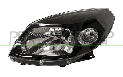 OPTICA IZQUIERDA H4-ELECTRICA-SIN MOTOR-NEGRA