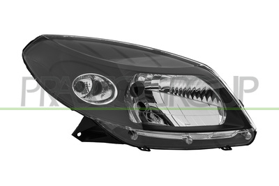 OPTICA DERECHA H4-ELECTRICA-SIN MOTOR-NEGRA