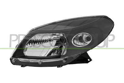 OPTICA IZQUIERDA H4-ELECTRICA-SIN MOTOR-NEGRA