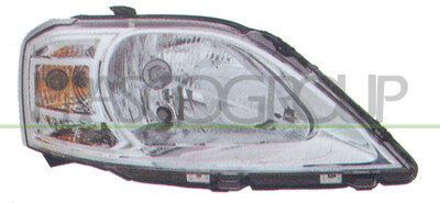 OPTICA IZQUIERDA H4 ELECTRICA-SIN MOTOR
