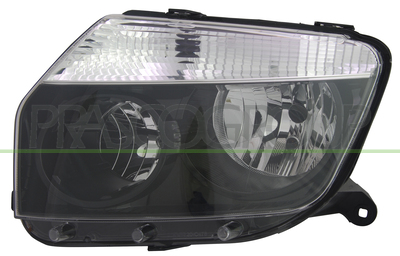 OPTICA IZQUIERDA H1+H7 ELECTRICA-SIN MOTOR - NEGRA