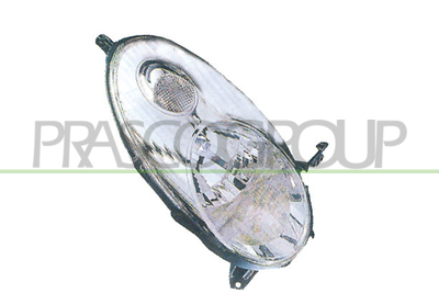OPTICA DERECHA H4 ELECTRICA-SIN MOTOR-CROMADA
