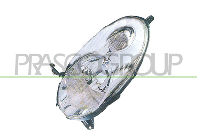 OPTICA IZQUIERDA H4 ELECTRICA-SIN MOTOR-CROMADA