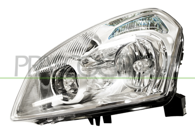 OPTICA IZQUIERDA XENON D2R+H7 ELECTRICA-CON MOTOR-CROMADA