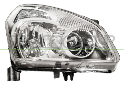 OPTICA DERECHA XENON D2R+H7 ELECTRICA-SIN MOTOR-CROMADA