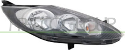 OPTICA DERECHA H7+H1 ELECTRICA-CON MOTOR-NEGRA