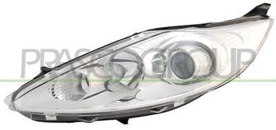 OPTICA IZQUIERDA H1+H7 ELECTRICA-CON MOTOR-CROMADA