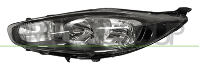 OPTICA IZQUIERDA H7+H15 ELECTRICA-CON MOTOR-NEGRA