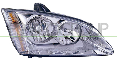 OPTICA DERECHA H1+H7 ELECTRICA-CROMADA