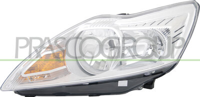 OPTICA IZQUIERDA H1+H7 ELECTRICA-CON MOTOR-CROMADA