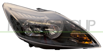OPTICA DERECHA H7+H1 ELECTRICA-CON MOTOR-NEGRA