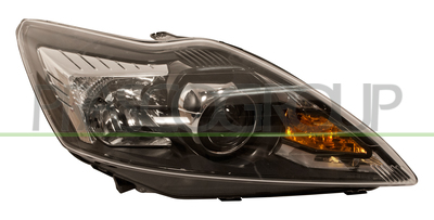 OPTICA DERECHA H7+H1 ELECTRICA-CON MOTOR-CON LUZ DE GIRO (AFS)-NEGRA