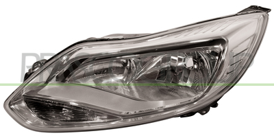 OPTICA IZQUIERDA H1+H7 ELECTRICA-CON MOTOR-CROMADA