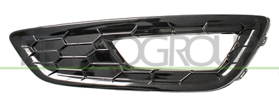 REJILLA DERECHA PARACHOQUES-NEGRO BRILLANTE-CON AGUJERO ANTINIEBLA MOD. ZETEC SPORT