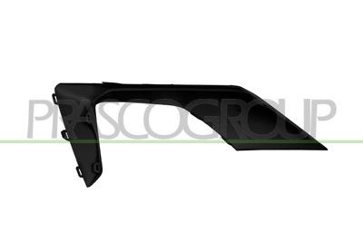 MOLDURA IZQUIERDA PARACHOQUES DELANTERO-NEGRO-LISO A IMPRIMAR