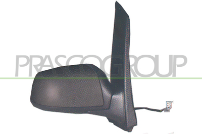 ESPEJO DERECHO ELECTRICO-NEGRO-CONVEXO/CROMADO