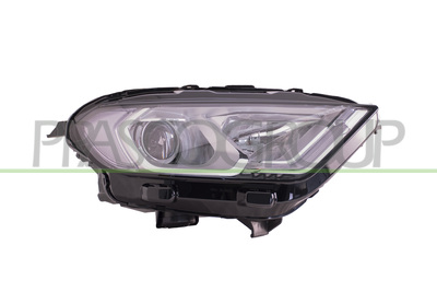 OPTICA DERECHA H1+H18 ELECTRICA-CON MOTOR-CON LUZ DIURNA-CROMADA-LED