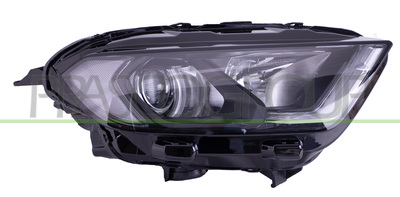 OPTICA DERECHA H1+H18 ELECTRICA-CON MOTOR-CON LUZ DIURNA-NEGRA-LED