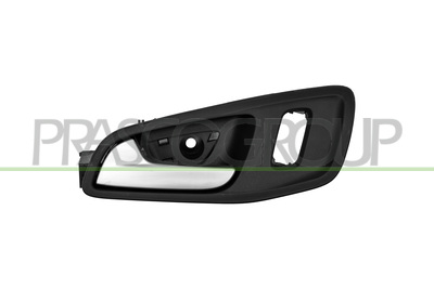 MANECILLA INTERIOR DELANTERA IZQUIERDA CON PALANCA-CROMADA-ESCUDO-GRIS
