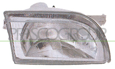 Optica derecha h4 manual-lente pilocarbonato