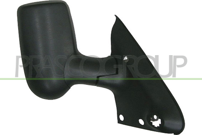 ESPEJO DERECHO ELECTRICO-TERMICO-NEGRO-BRAZO CORTO-CONVEXO 5 PINES 5H5P