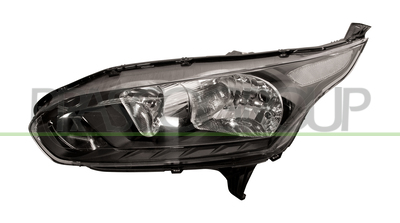 OPTICA IZQUIERDA H7+H15 ELECTRICA-CON MOTOR-NEGRA-PILOTO BLANCO