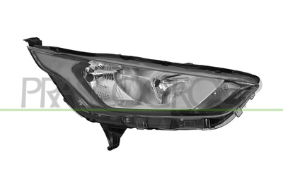 OPTICA DERECHA H7+H15-ELECTRICA-CON MOTOR-NEGRA-MONTAJE VALEO